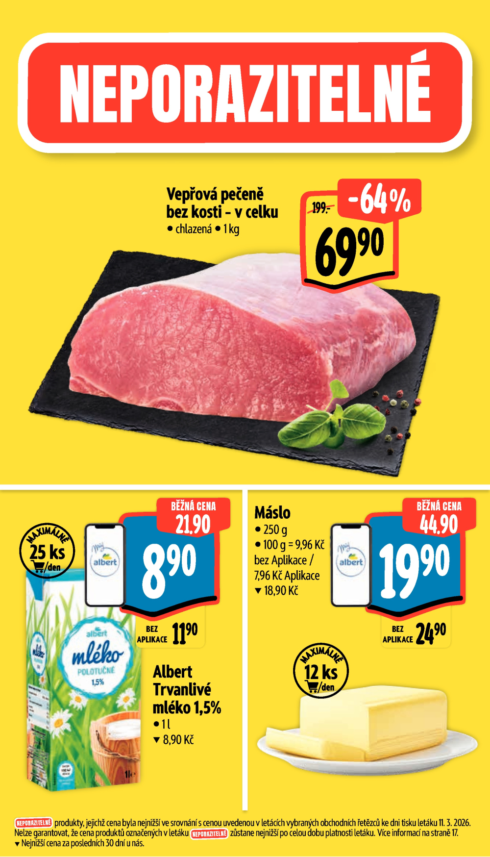 Leták Albert Supermarket leták - Brno, Ečerova - strana 3