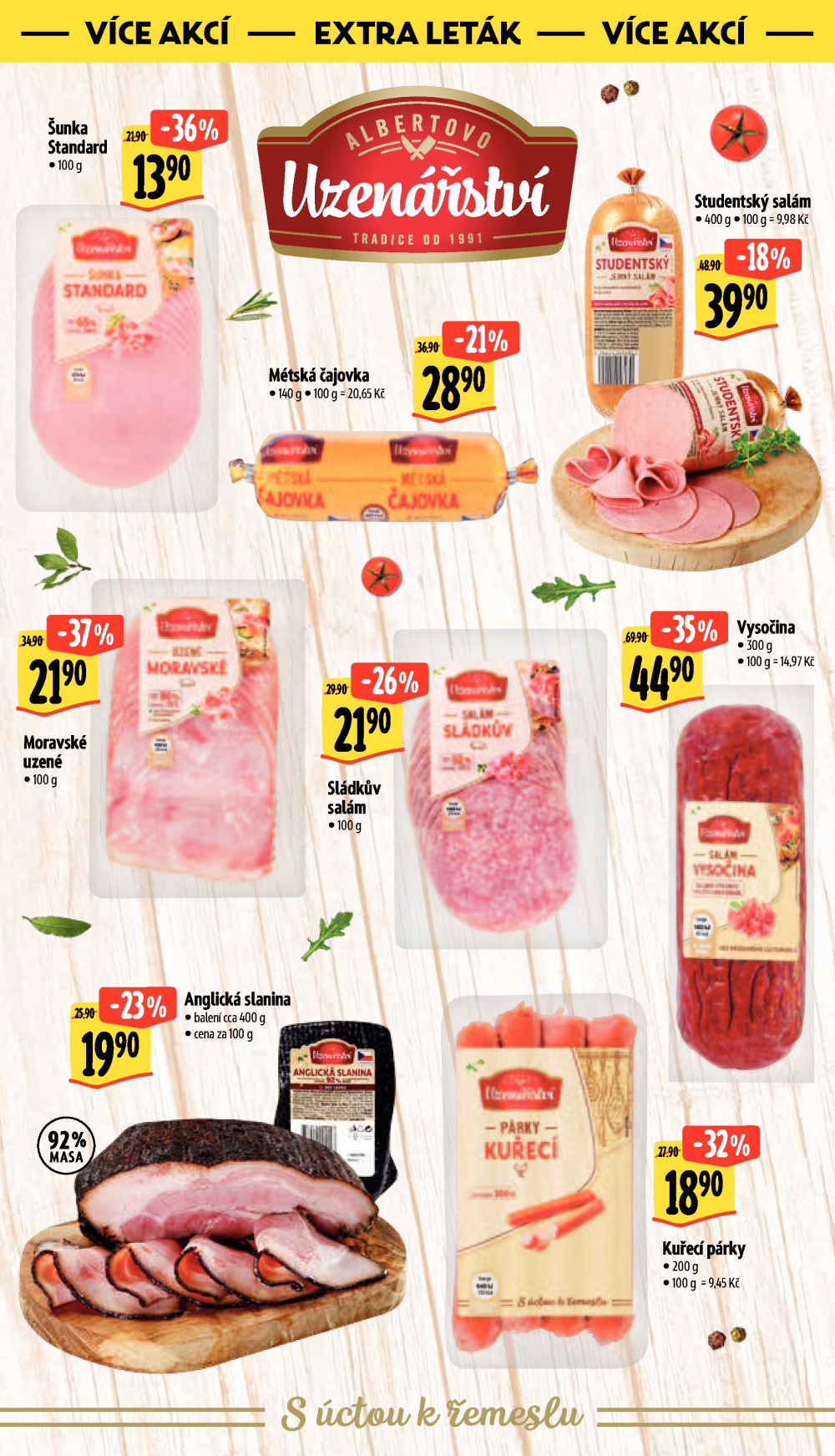 Leták Albert Supermarket leták - Brno, Ečerova - strana 44