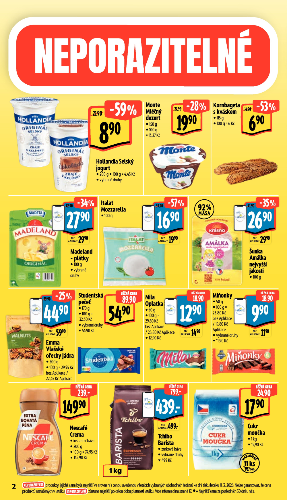 Leták Albert Supermarket leták - Brno, Ečerova - strana 6