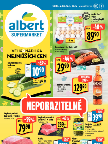 Albert Supermarket leták