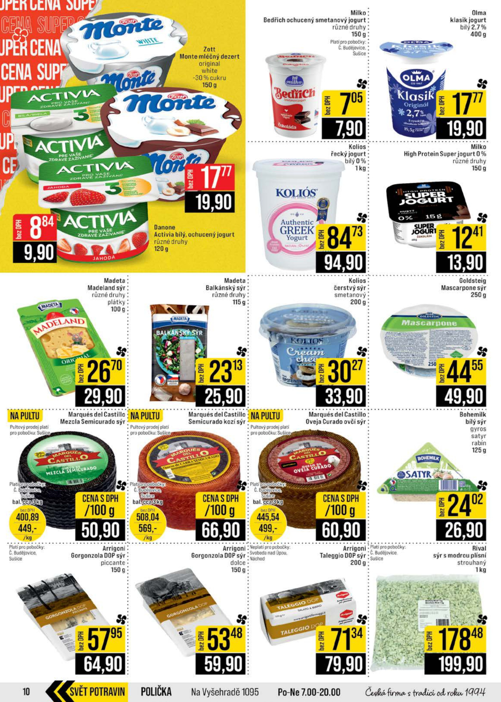 Leták JIP leták CC Cash & Carry - České Budějovice, Most, Náchod, Svoboda nad Úpou, Sušice - strana 10