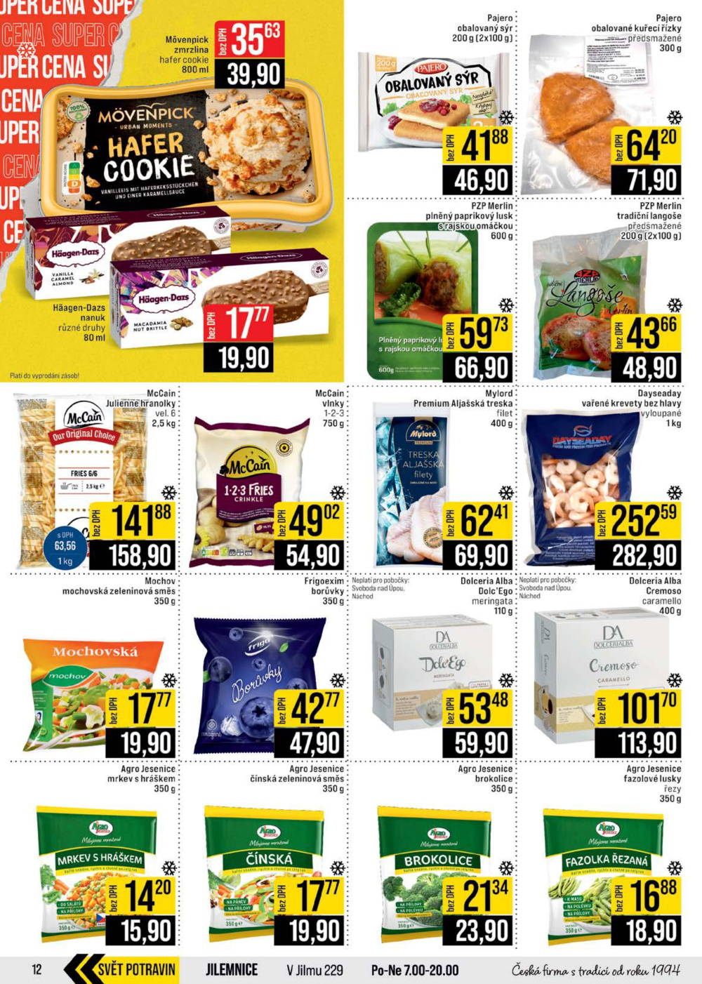 Leták JIP leták CC Cash & Carry - České Budějovice, Most, Náchod, Svoboda nad Úpou, Sušice - strana 12