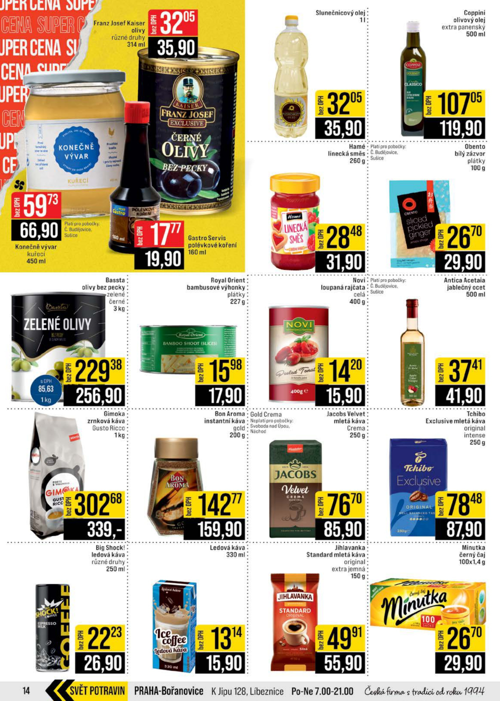 Leták JIP leták CC Cash & Carry - České Budějovice, Most, Náchod, Svoboda nad Úpou, Sušice - strana 14