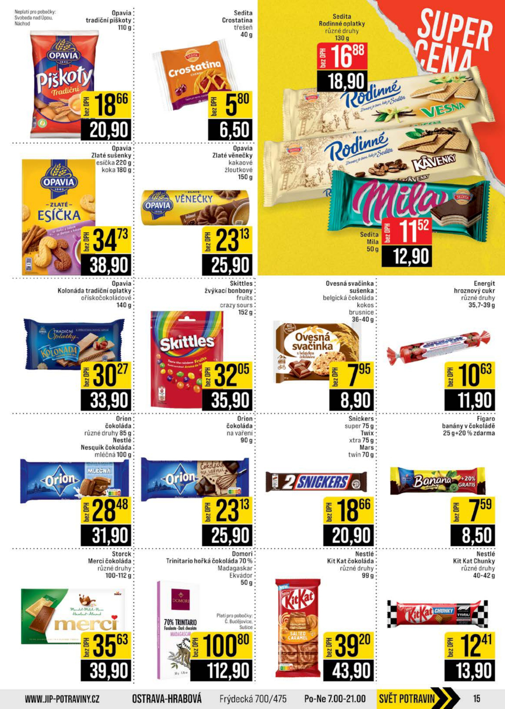 Leták JIP leták CC Cash & Carry - České Budějovice, Most, Náchod, Svoboda nad Úpou, Sušice - strana 15