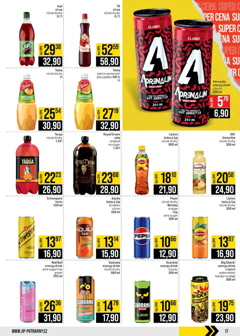 Leták JIP leták CC Cash & Carry - České Budějovice, Most, Náchod, Svoboda nad Úpou, Sušice - strana 17