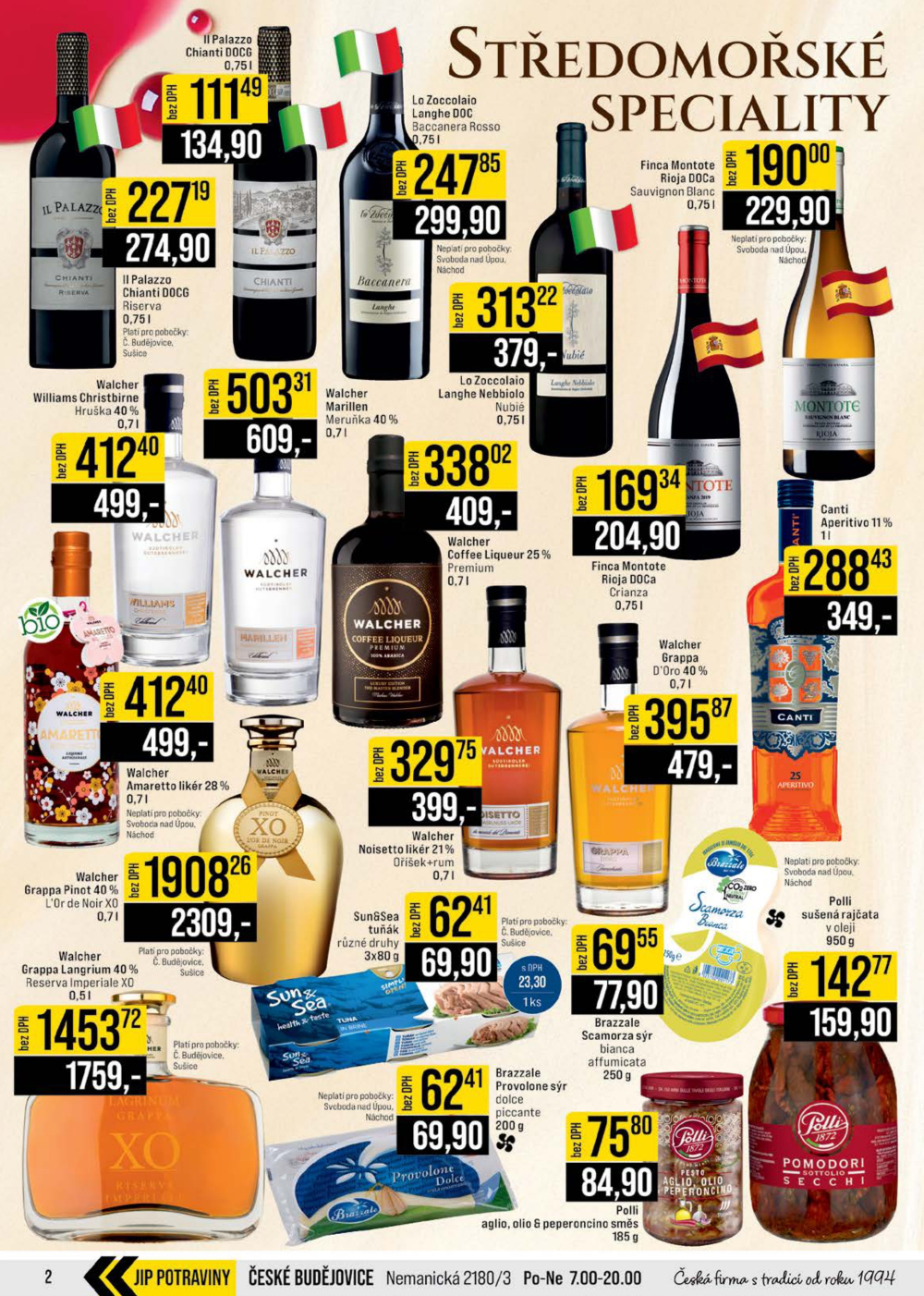 Leták JIP leták CC Cash & Carry - České Budějovice, Most, Náchod, Svoboda nad Úpou, Sušice - strana 2