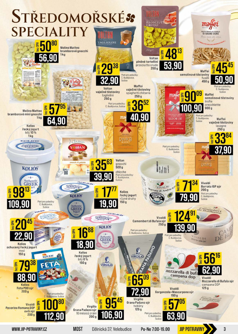 Leták JIP leták CC Cash & Carry - České Budějovice, Most, Náchod, Svoboda nad Úpou, Sušice - strana 3