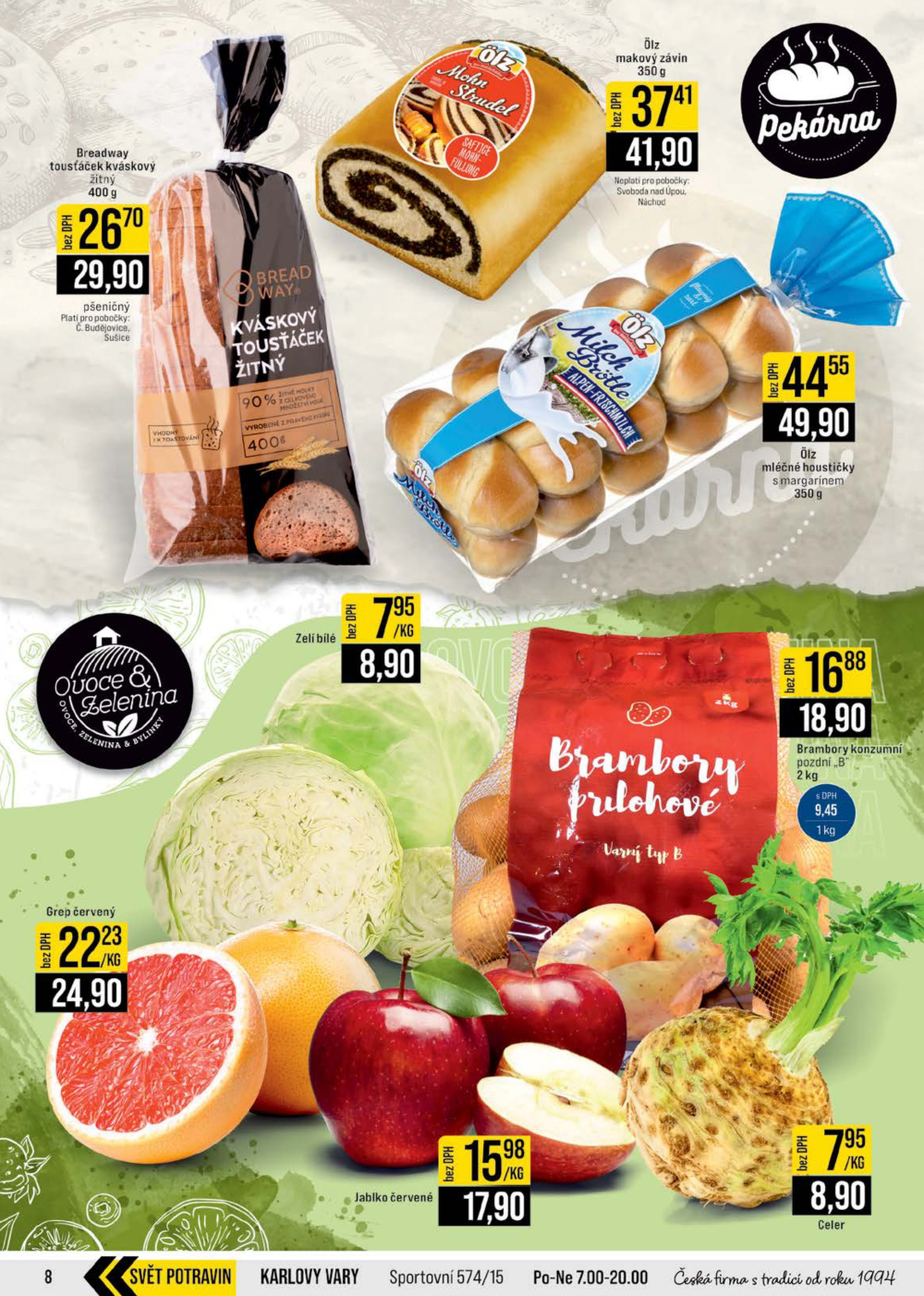 Leták JIP leták CC Cash & Carry - České Budějovice, Most, Náchod, Svoboda nad Úpou, Sušice - strana 8