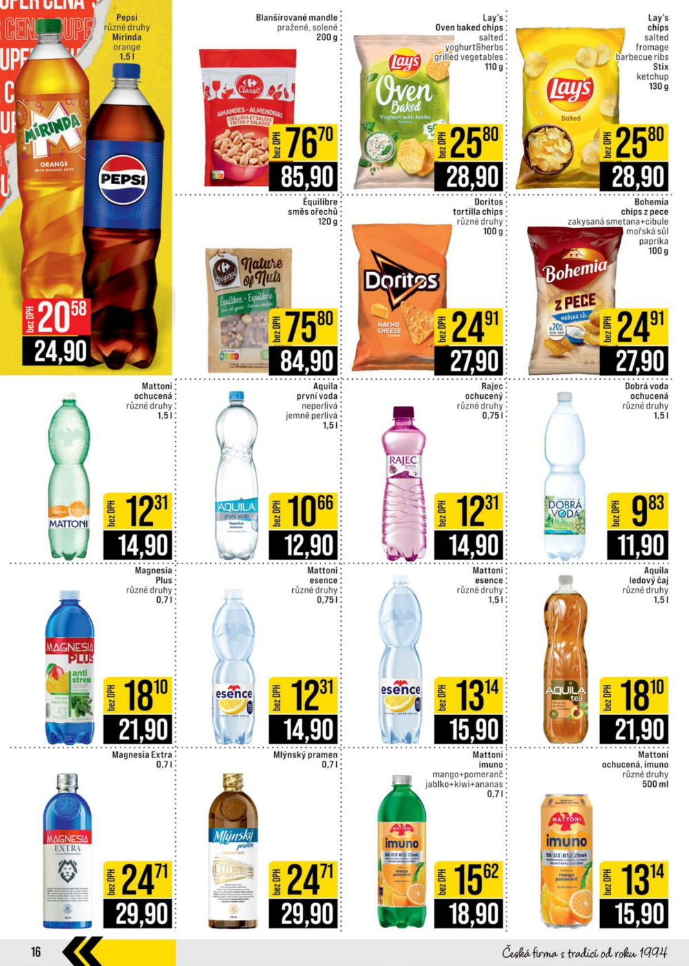 Leták JIP leták CC Cash & Carry - Brno, Ostrava, Praha, Polička, Olomouc, Karlovy Vary, Zlín, Jilemnice, Pardubice - strana 16