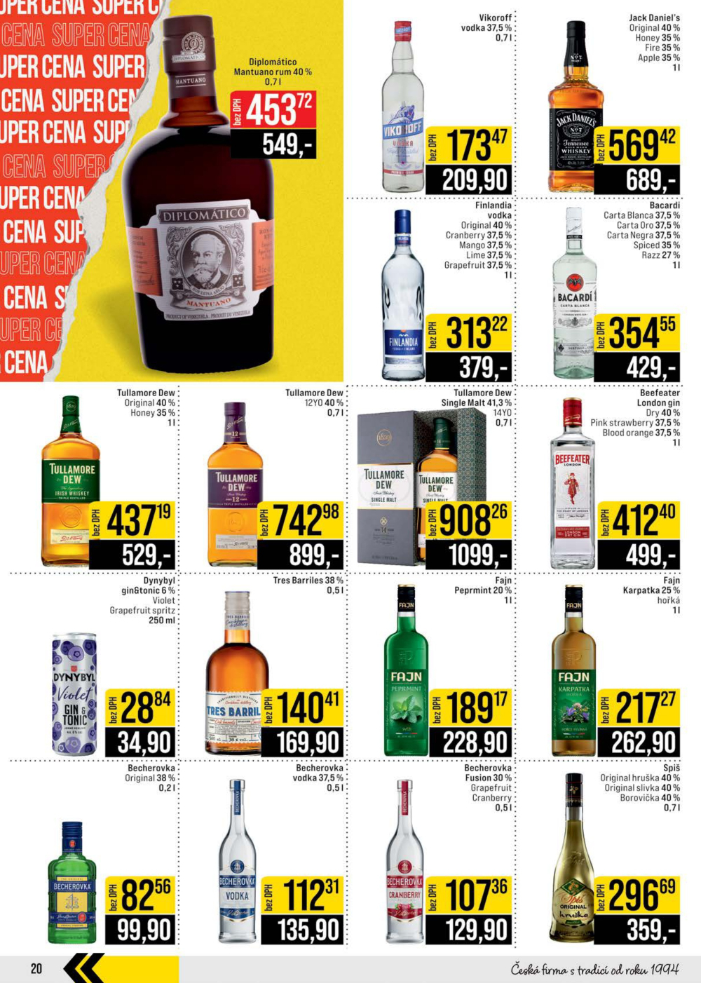 Leták JIP leták CC Cash & Carry - Brno, Ostrava, Praha, Polička, Olomouc, Karlovy Vary, Zlín, Jilemnice, Pardubice - strana 20