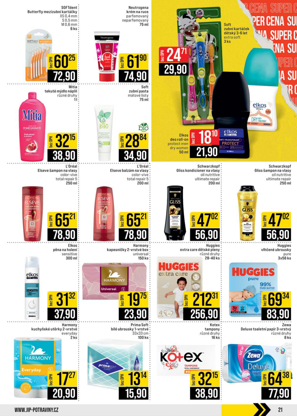 Leták JIP leták CC Cash & Carry - Brno, Ostrava, Praha, Polička, Olomouc, Karlovy Vary, Zlín, Jilemnice, Pardubice - strana 21