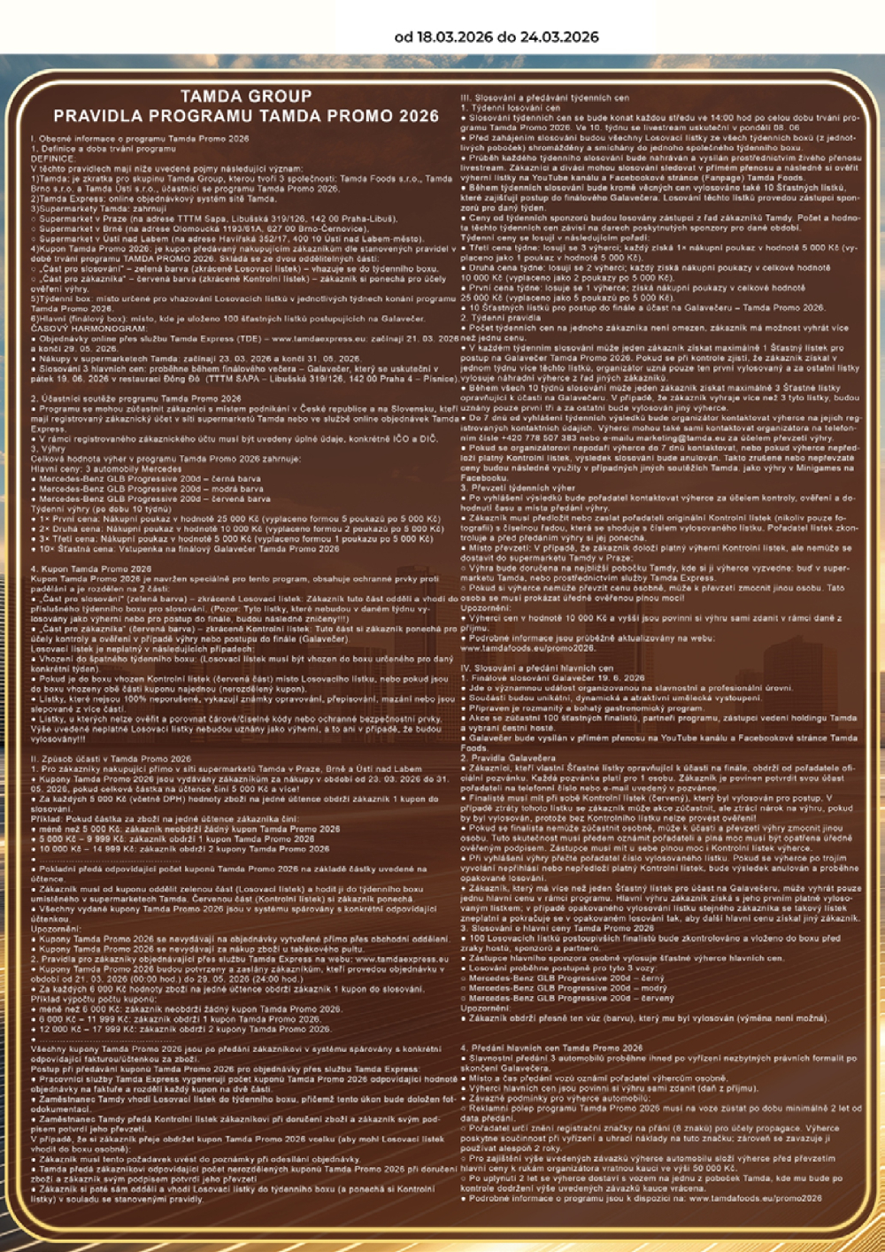Leták TAMDA FOODS leták - strana 3