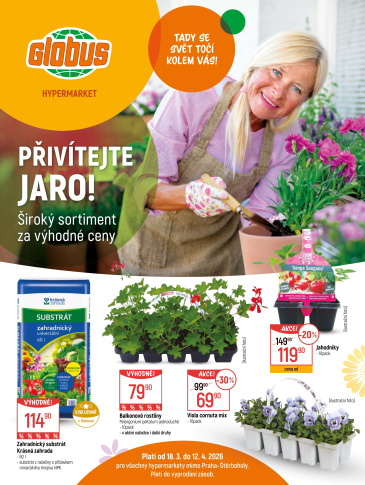 Globus leták - Přivítejte jaro!