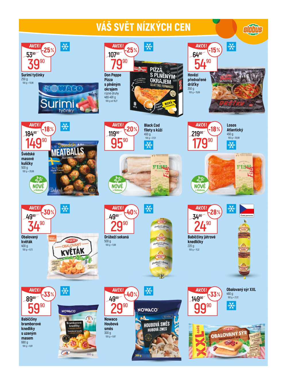 Leták Globus leták Praha - Černý Most - strana 22