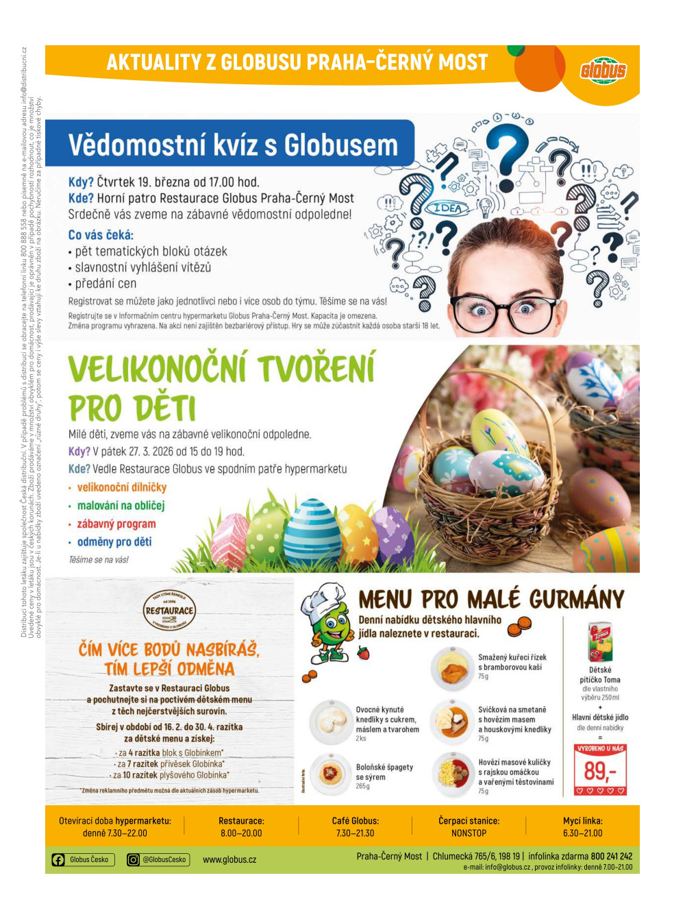 Leták Globus leták Praha - Černý Most - strana 36