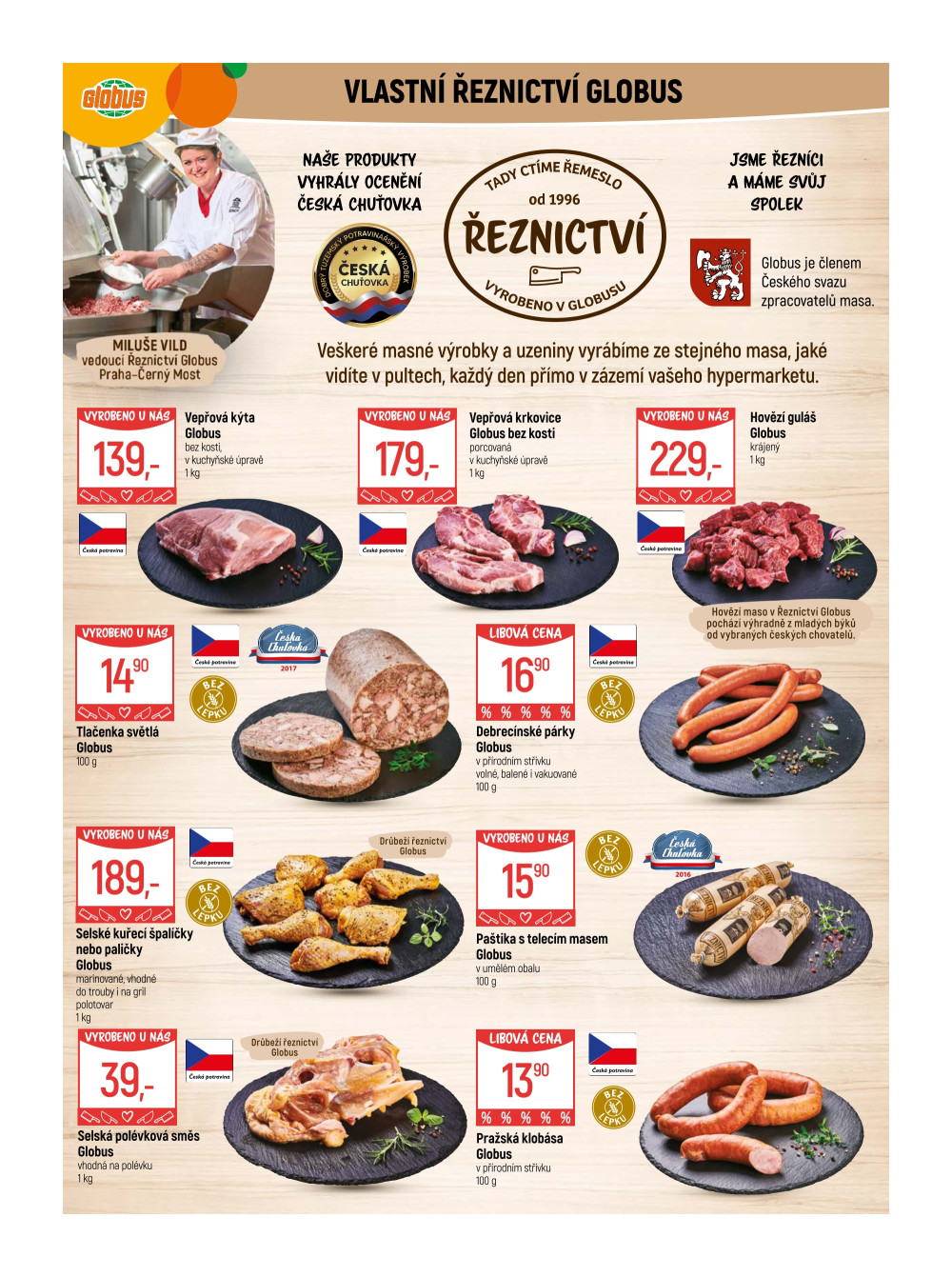 Leták Globus leták Praha - Černý Most - strana 5