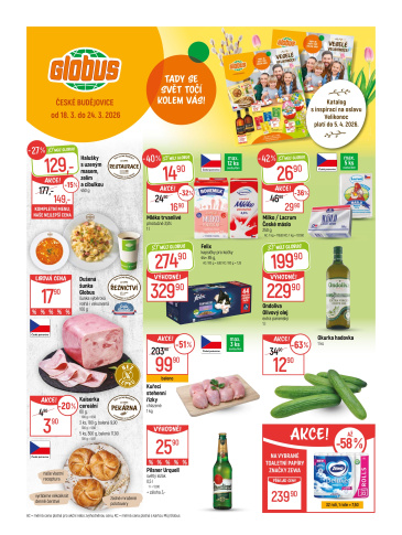 Globus leták České Budějovice