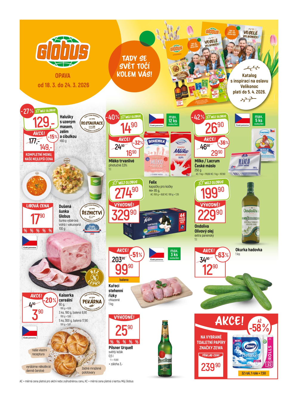 Leták Globus leták Opava - strana 1