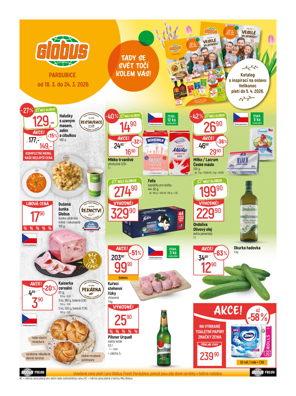 Leták Globus leták Pardubice - strana 1