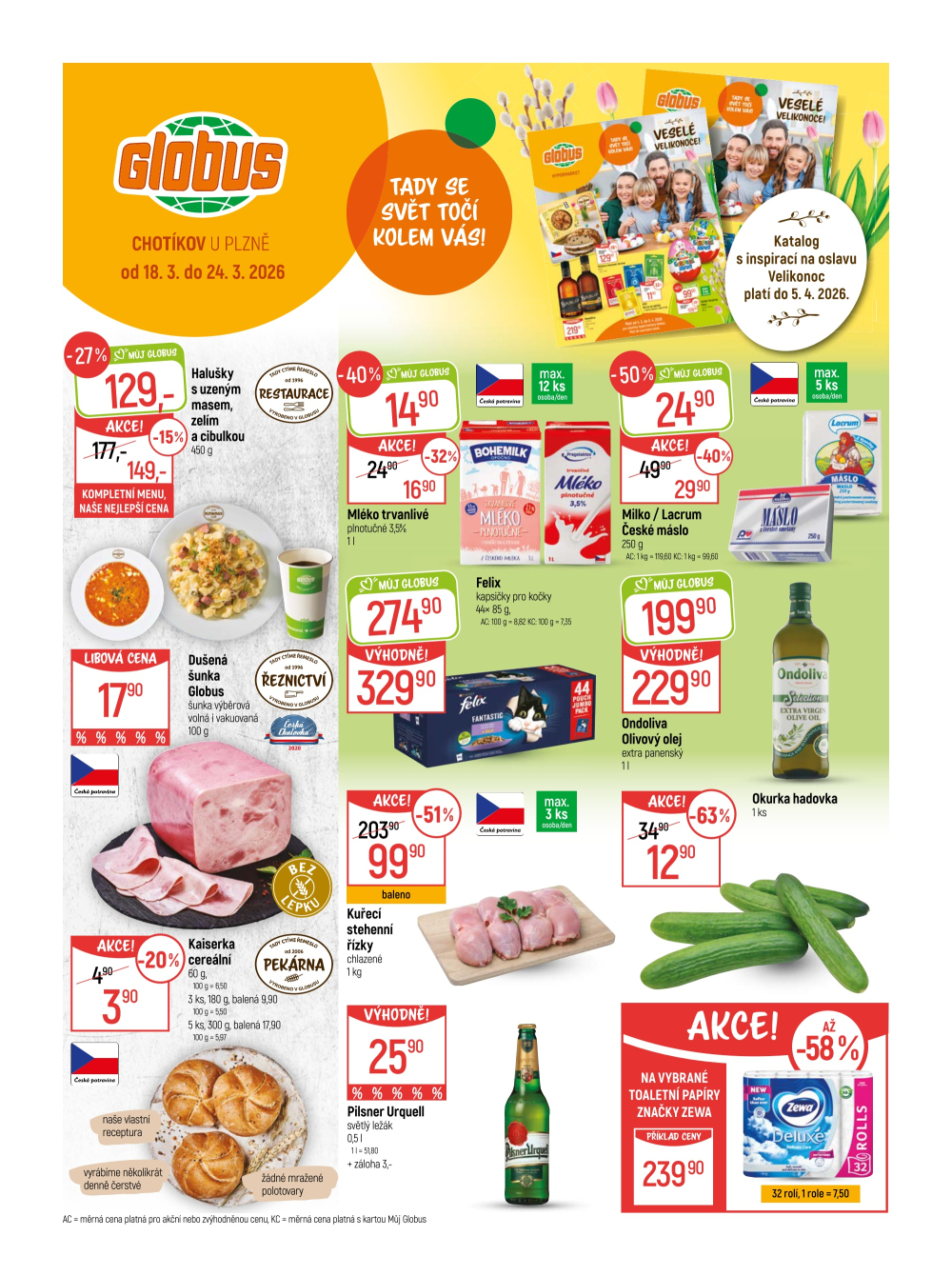 Leták Globus leták Chotikov (Plzeň) - strana 1