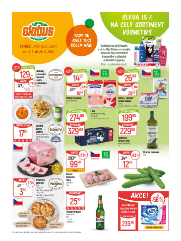 Globus leták Trmice (Ústí)