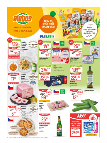 Globus leták Praha - Štěrboholy