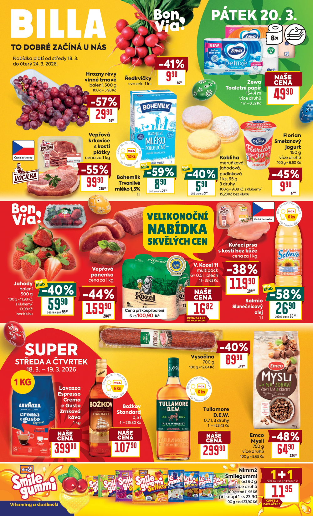 Leták BILLA malý leták - strana 1