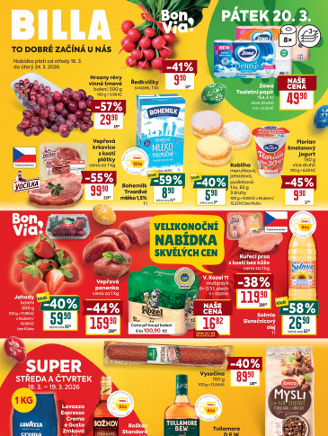 BILLA malý leták
