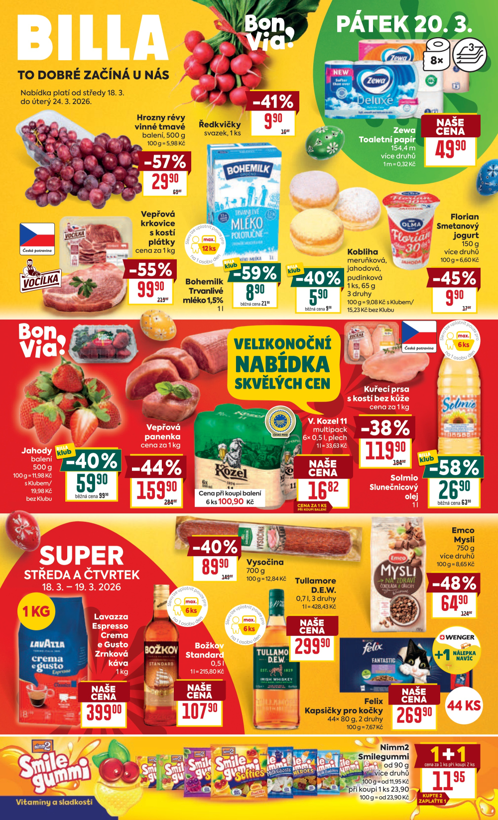 Leták BILLA velký leták - strana 1