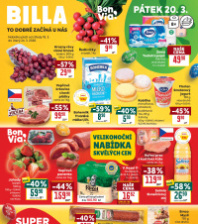 Akční leták BILLA velký 