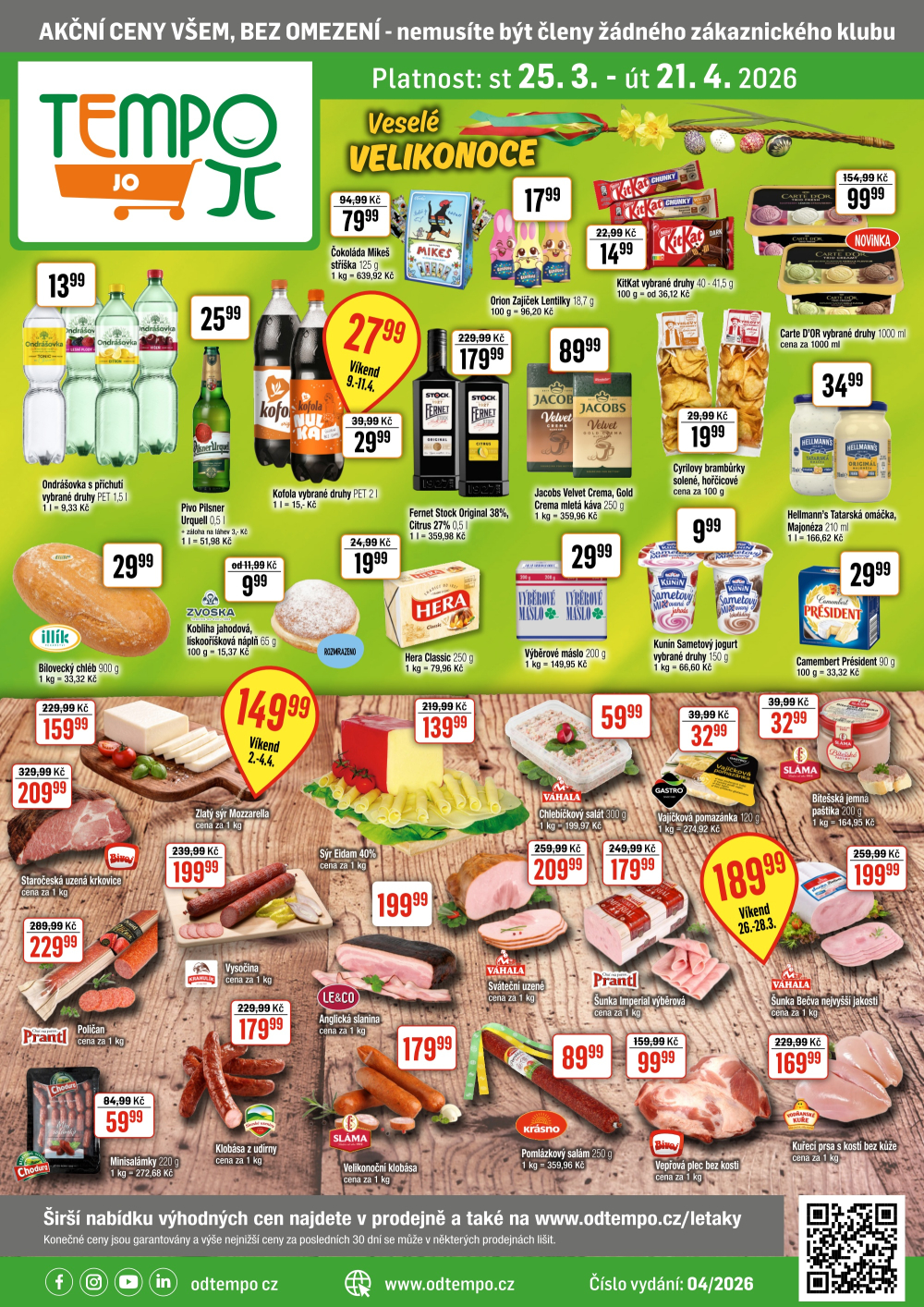Leták TEMPO leták JO - strana 1