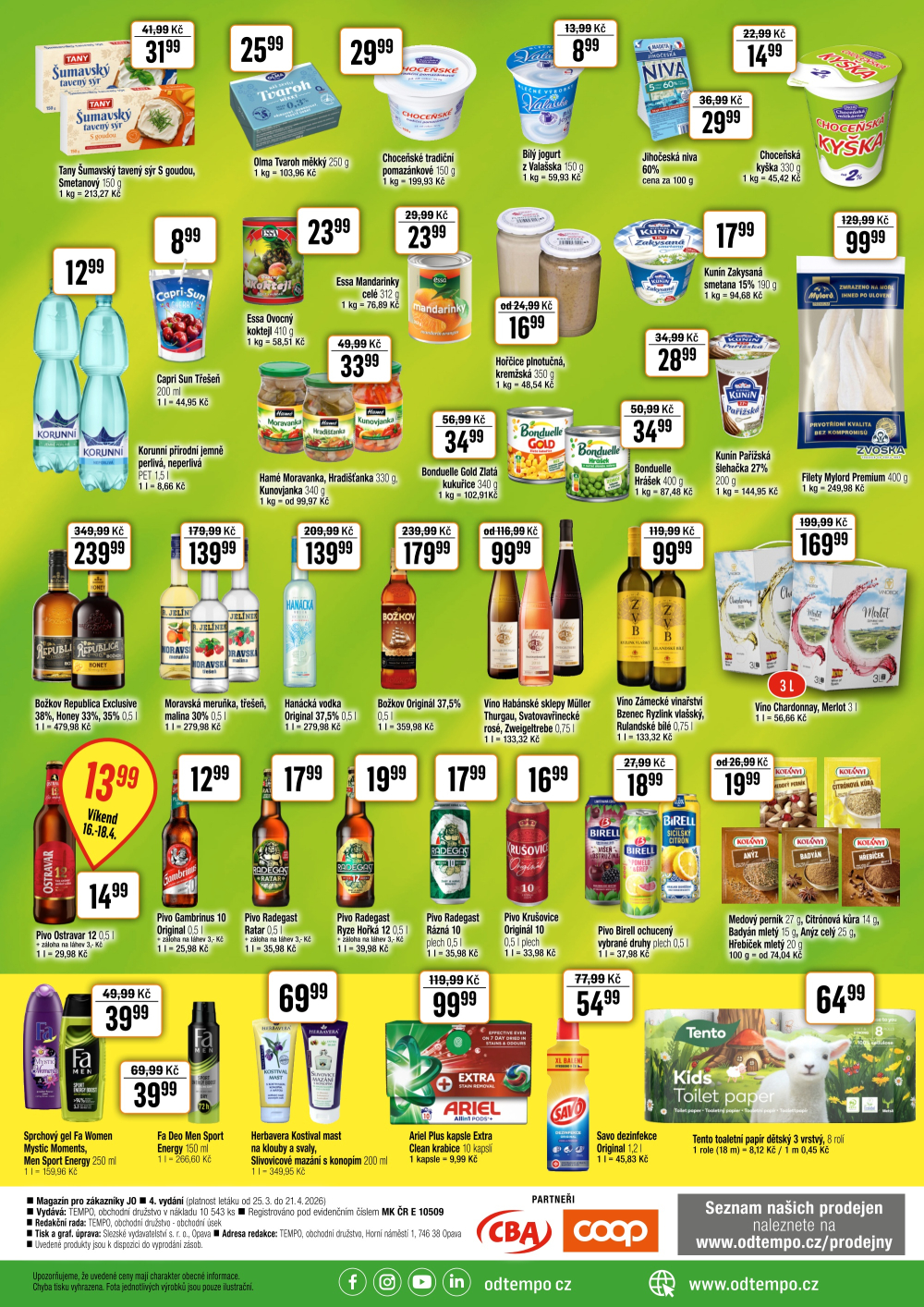 Leták TEMPO leták JO - strana 2