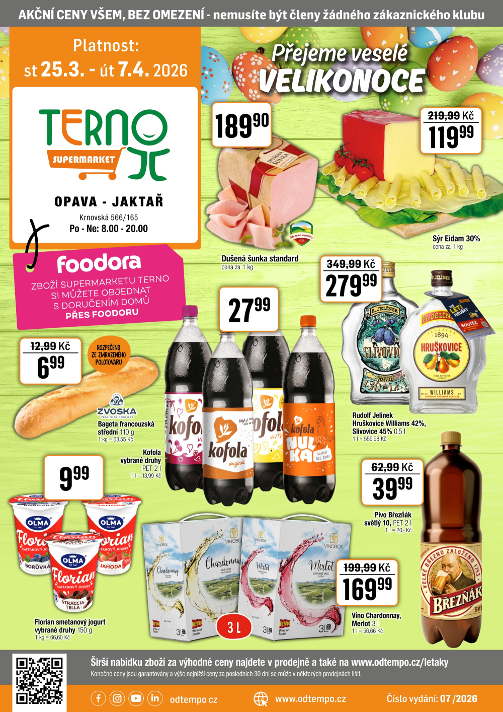 Leták TEMPO leták - Terno Opava - Jaktář - strana 1