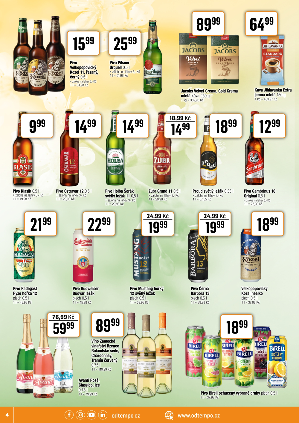 Leták TEMPO leták - Terno Opava - Jaktář - strana 4