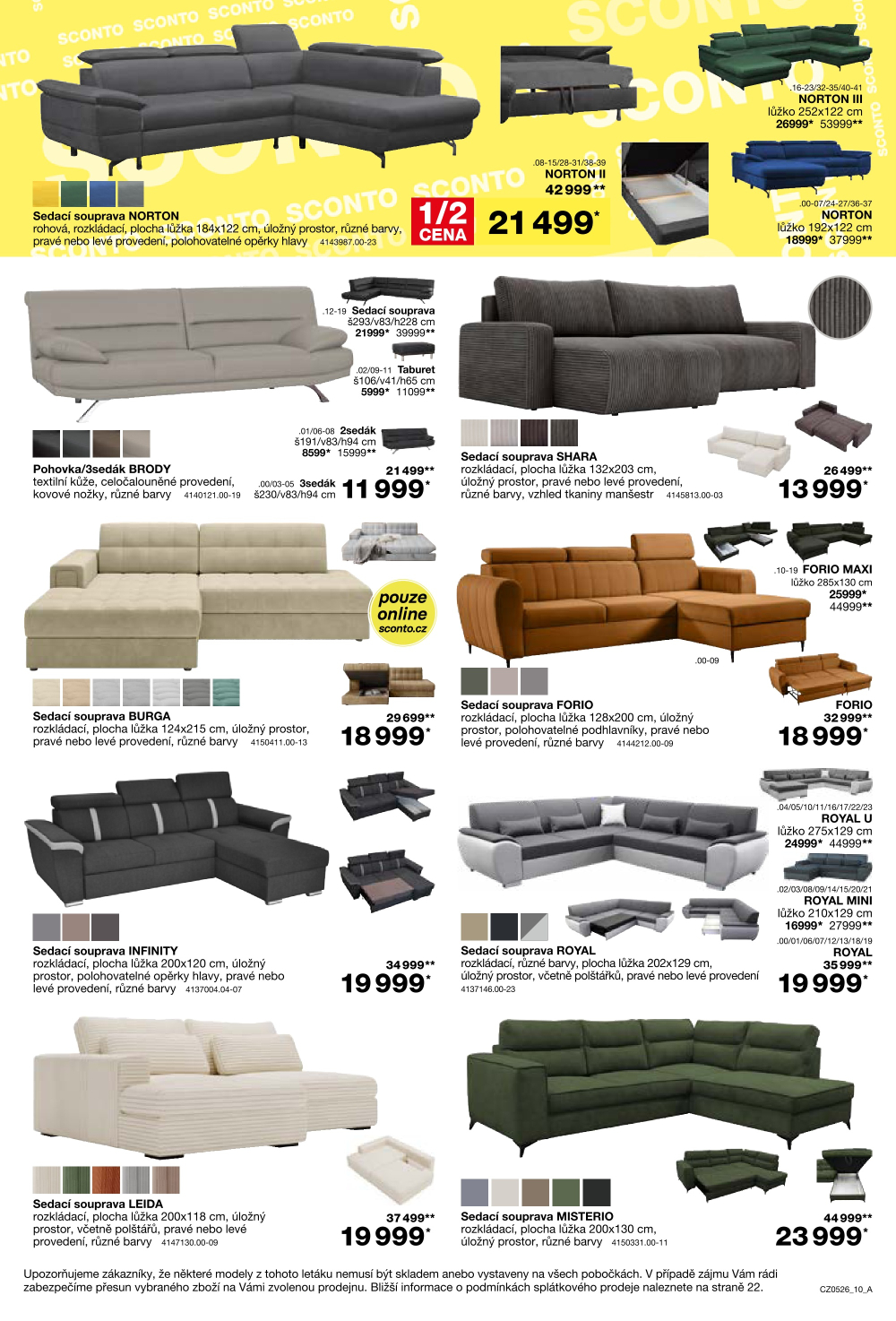 Leták SCONTO Nábytek leták - strana 10