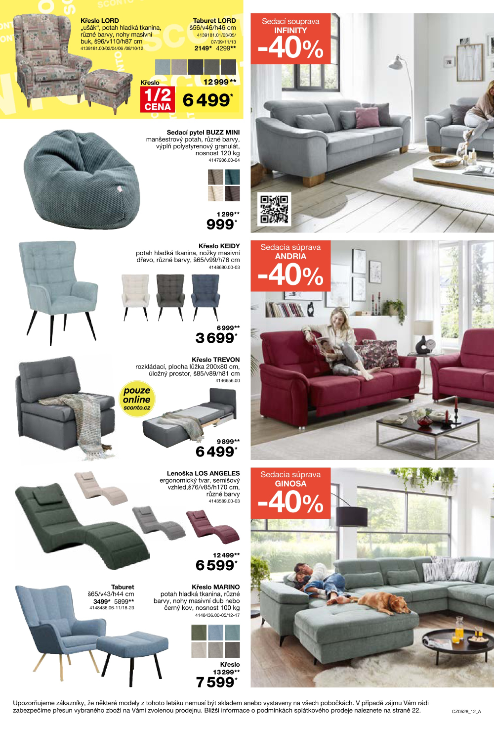 Leták SCONTO Nábytek leták - strana 12