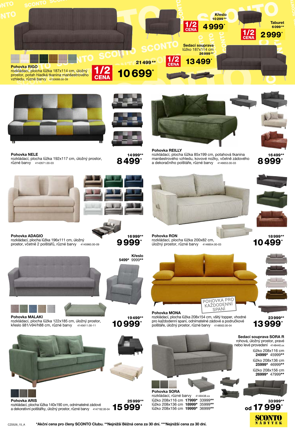 Leták SCONTO Nábytek leták - strana 15
