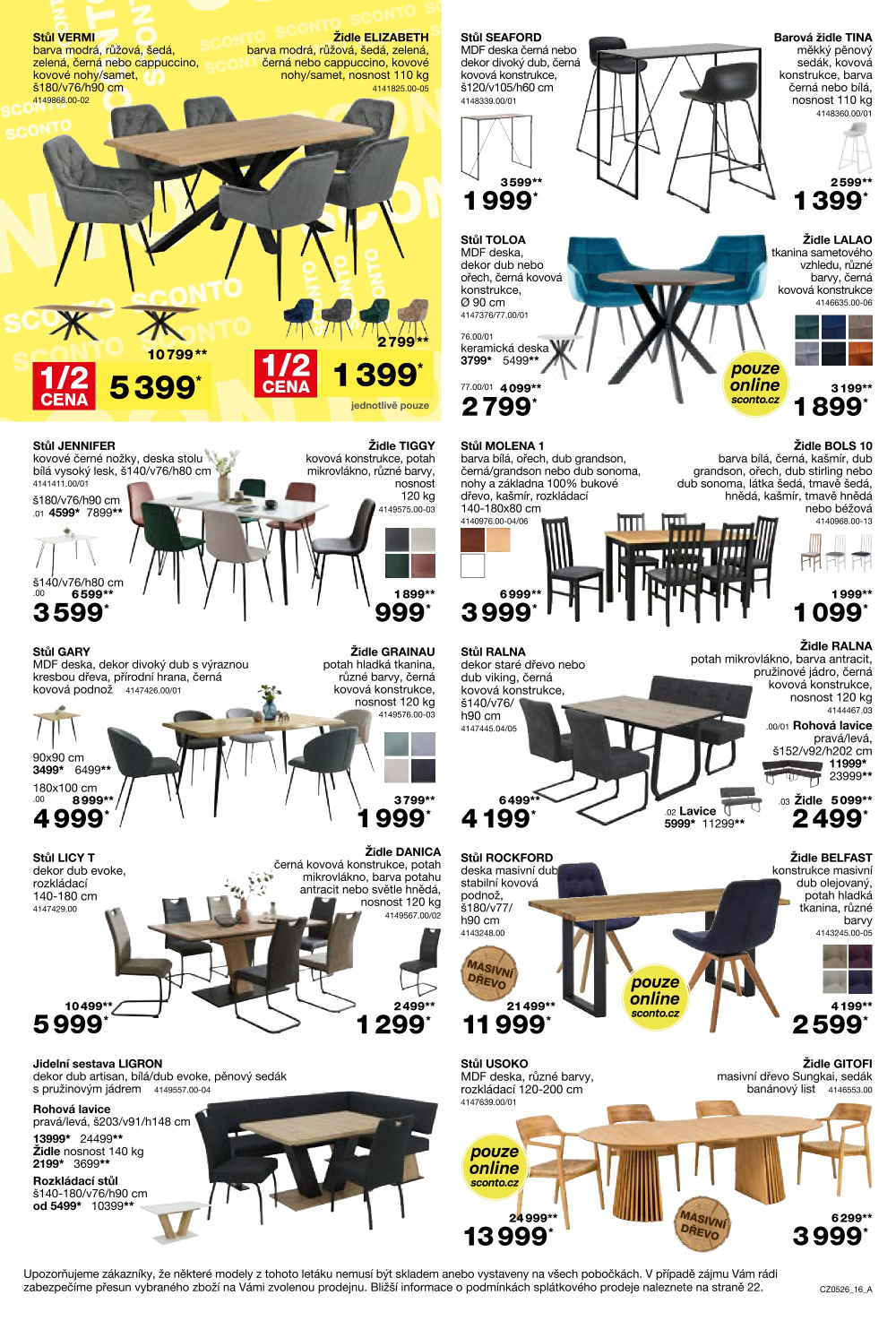 Leták SCONTO Nábytek leták - strana 16