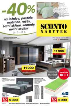 SCONTO Nábytek leták