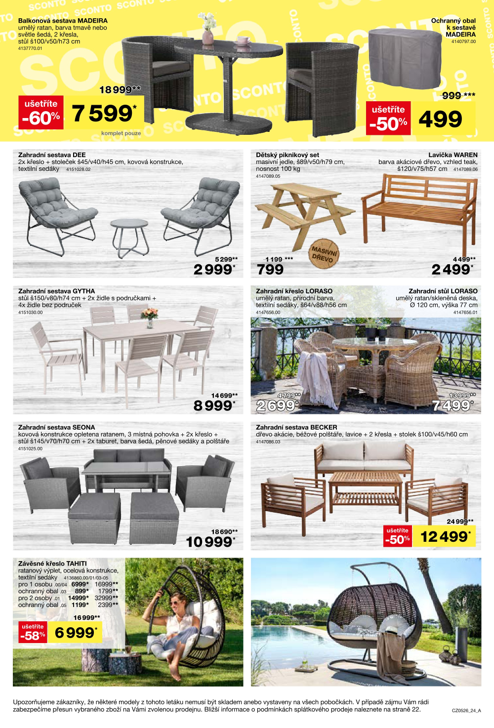 Leták SCONTO Nábytek leták - strana 24