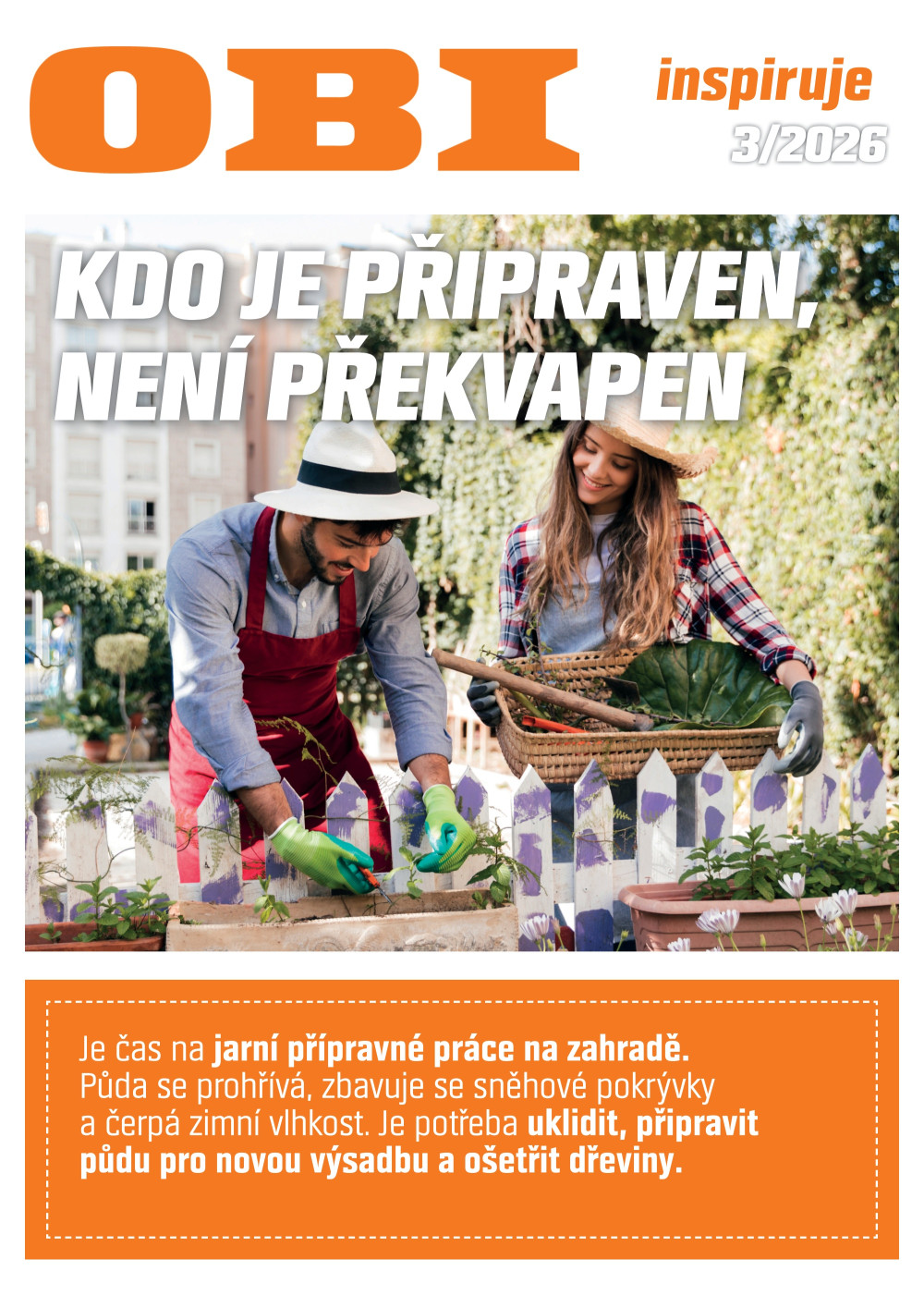 Leták OBI leták - Kdo je připraven, není překvapen - strana 1