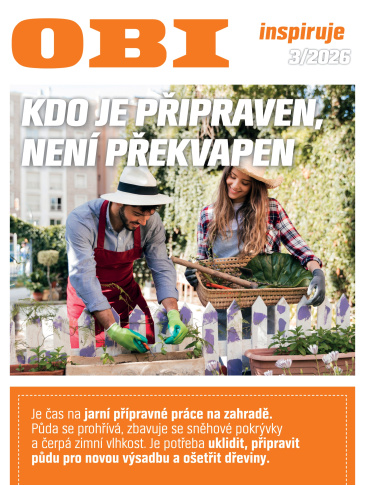 OBI leták - Kdo je připraven, není překvapen