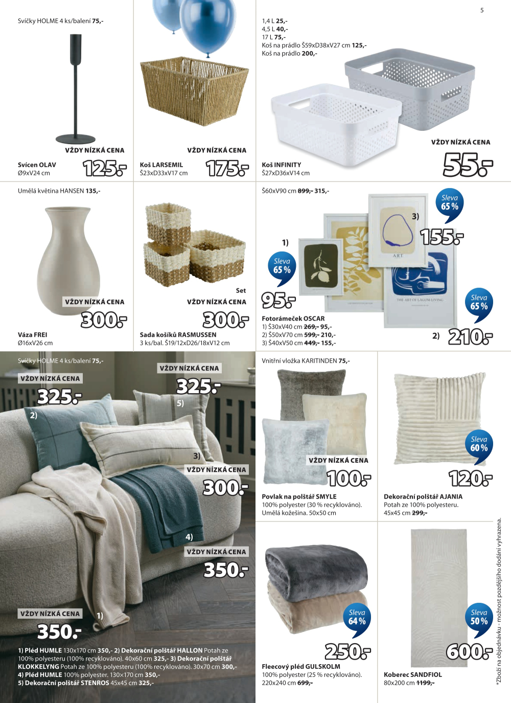 Leták Jysk leták - Výprodej až 65 % - strana 6
