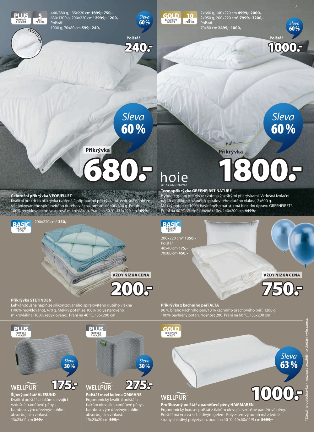 Leták Jysk leták - Výprodej až 65 % - strana 8
