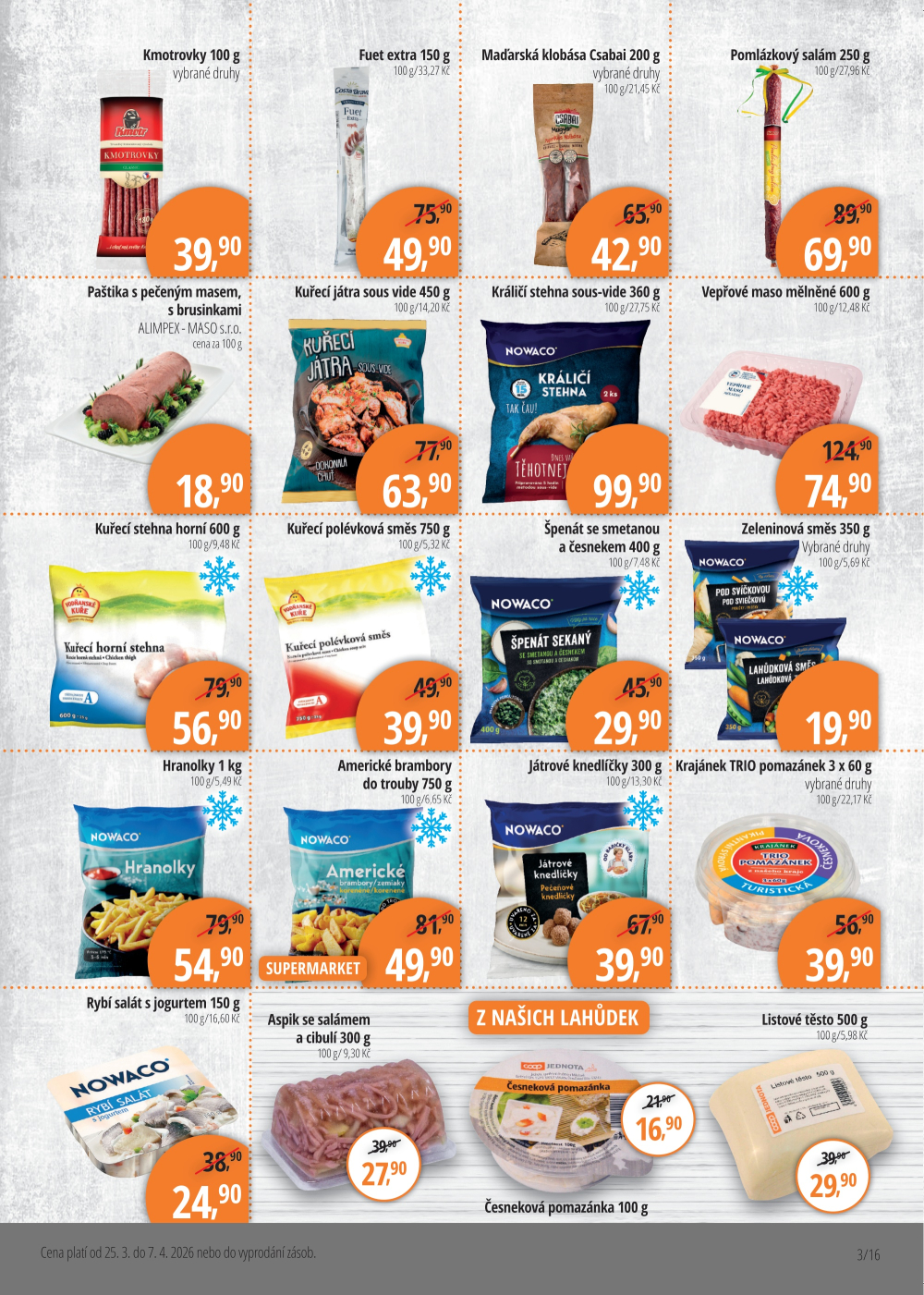 Leták Jednota Mikulov leták - strana 3