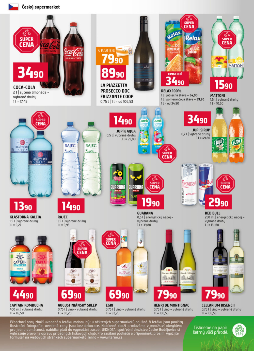 Leták Terno leták - Prachatice, Český Krumlov, Zlín, Tábor, Strakonice, Blatná - strana 12