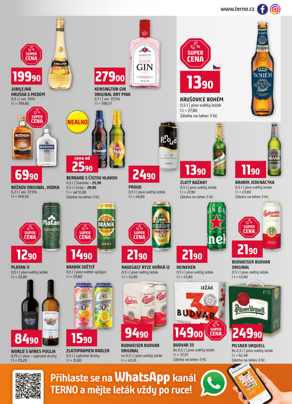 Leták Terno leták - Prachatice, Český Krumlov, Zlín, Tábor, Strakonice, Blatná - strana 13