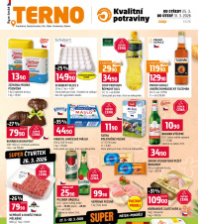 Akční leták Terno  - Prachatice, Český Krumlov, Zlín, Tábor, Strakonice, Blatná