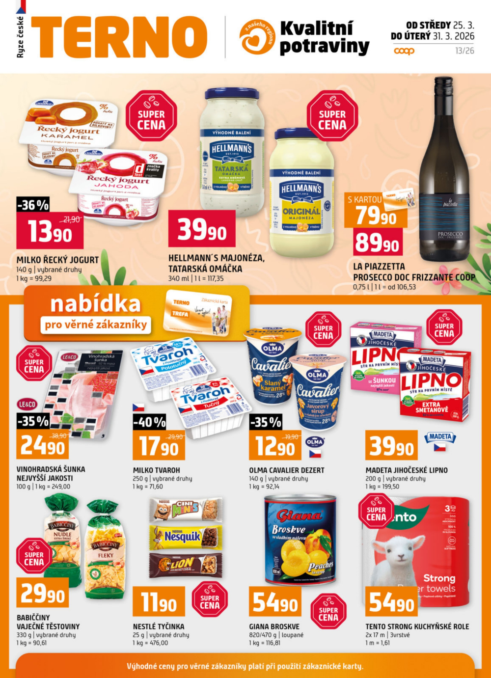 Leták Terno leták - Prachatice, Český Krumlov, Zlín, Tábor, Strakonice, Blatná - strana 23