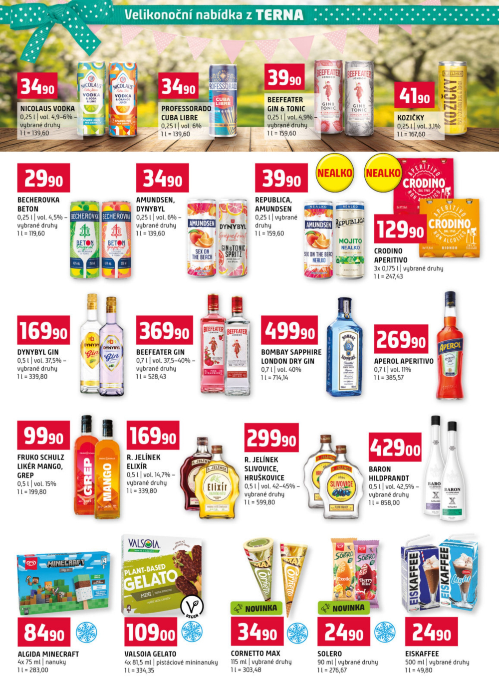 Leták Terno leták - Trhové Sviny, Bechyně, Třeboň, Týn nad Vltavou, České Budějovice, Hradec Králové, Olomouc, Borovany - strana 22